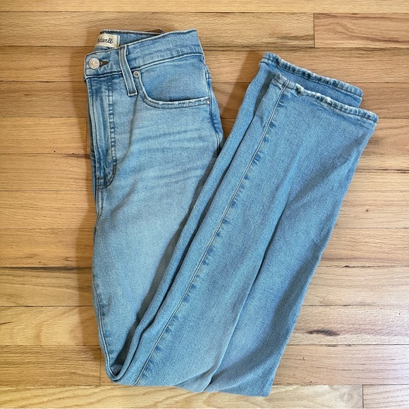 NWOT Madewell Perfect Vintage Straight Jeans Cliffview Wash Size 24 - Picture 5 of 8